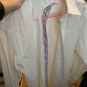 Robert Graham White shirt (only wore once)